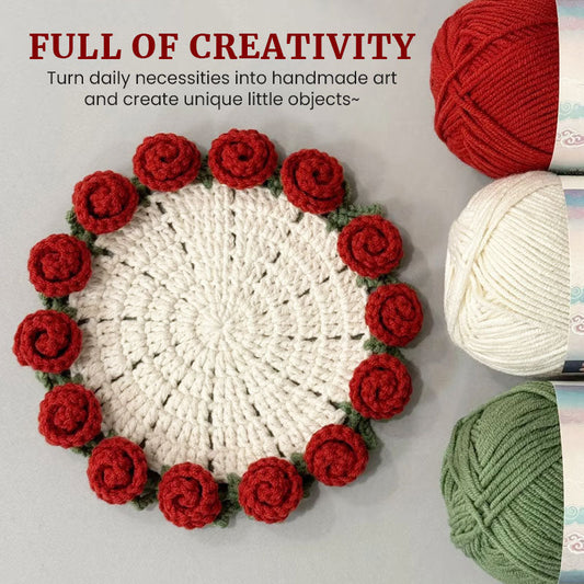DIY Handmade Rose Bouquet Coaster Material Package